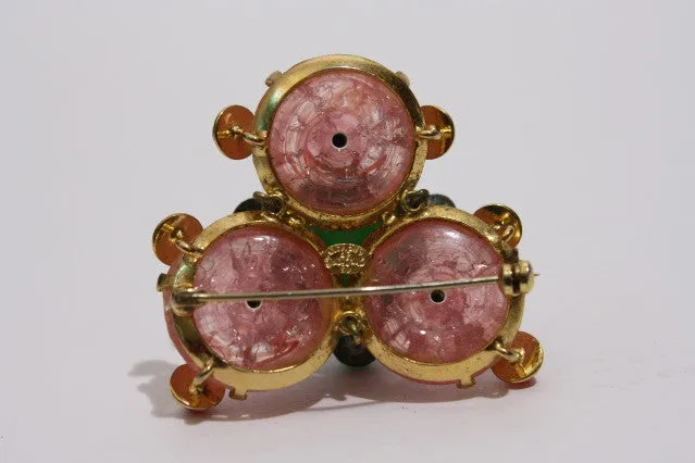 1967 DIOR Semi-Precious Stone Brooch