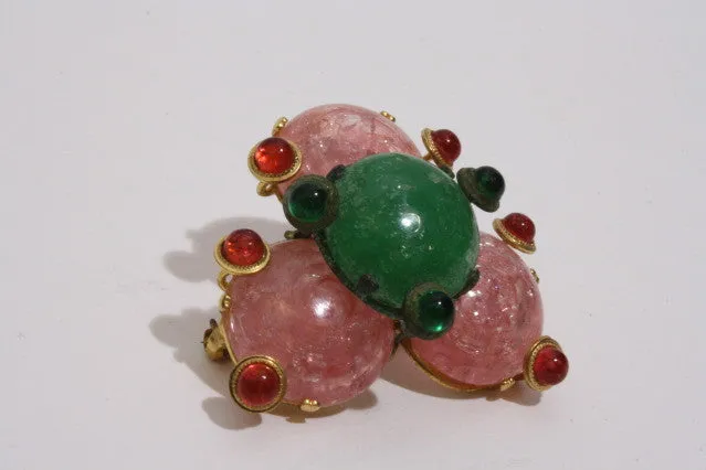 1967 DIOR Semi-Precious Stone Brooch