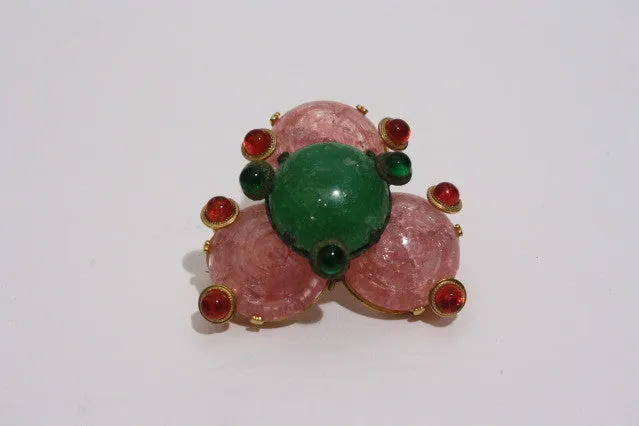 1967 DIOR Semi-Precious Stone Brooch