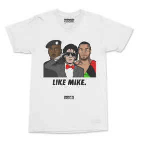 Adult White LIKE MIKE Tee