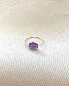 Amethyst Daily Serenity Ring