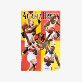 Atlanta Hawks Vintage Poster