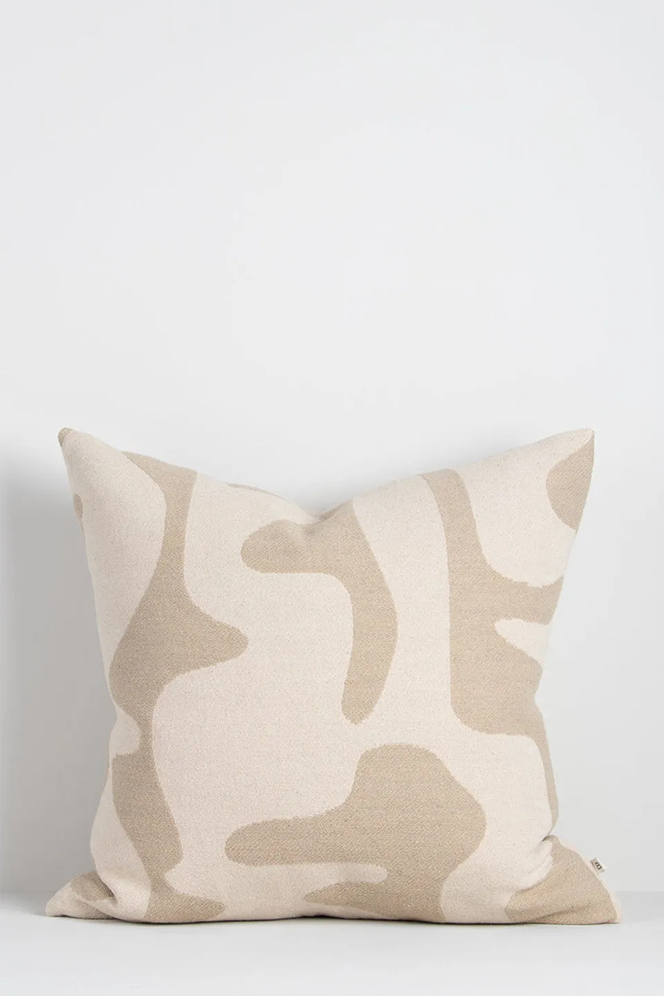 Bennett Almond Abstract Feather Inner 50x50cm Cushion