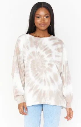 Boyfriend Sweatshirt | Cloud Tie Dye