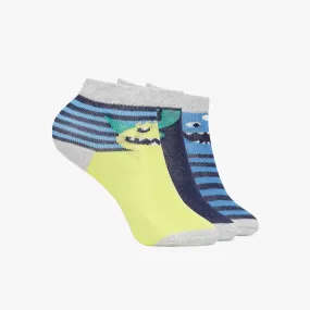 Boys Assorted Ankle Socks (Pack of 3)