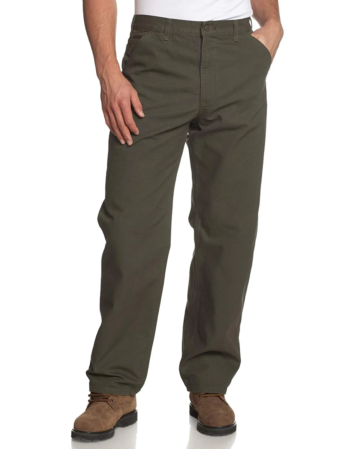 Carhartt Men's Washed Duck Work Dungaree Utility Pant