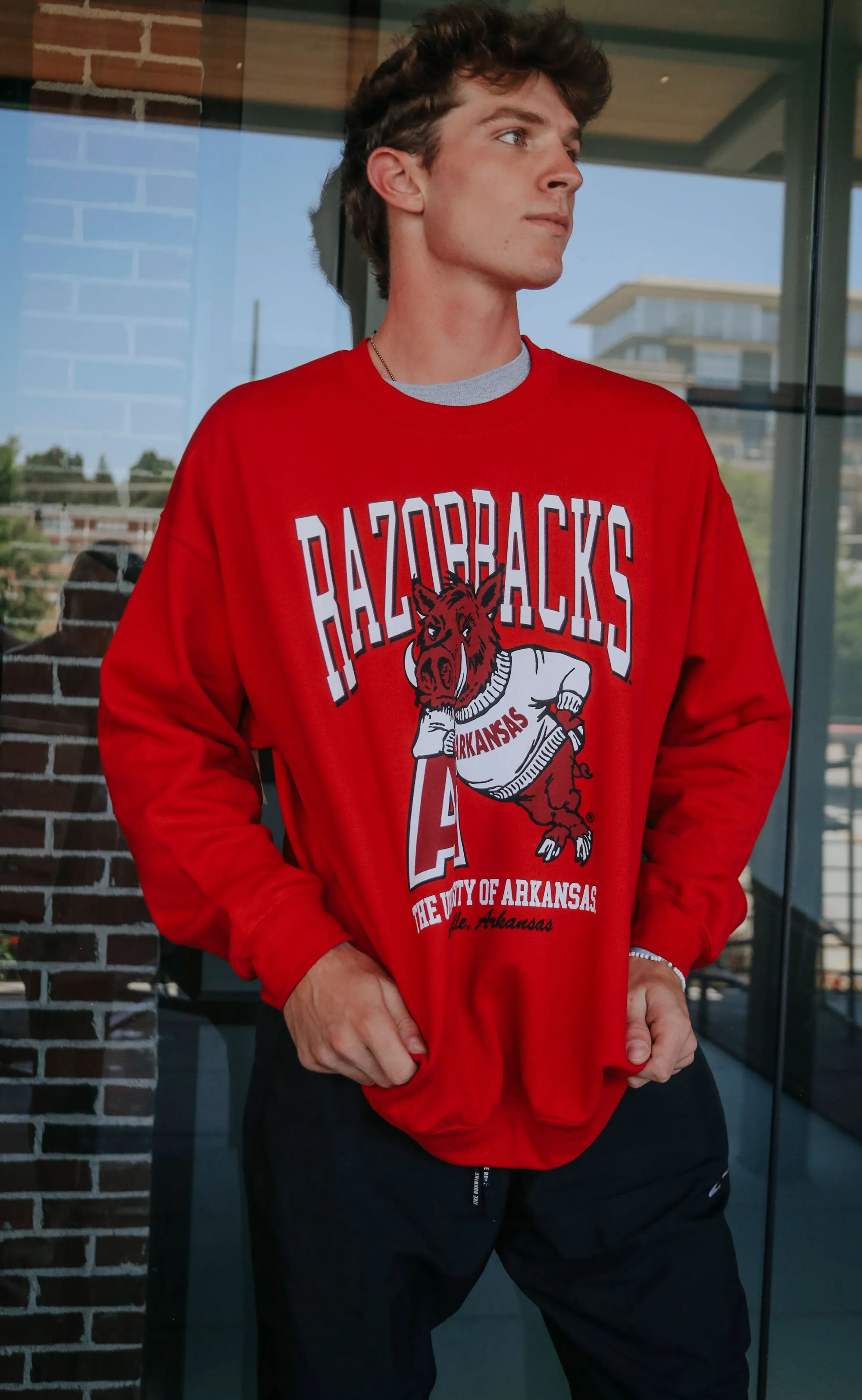 charlie southern: razorback vault sweatshirt