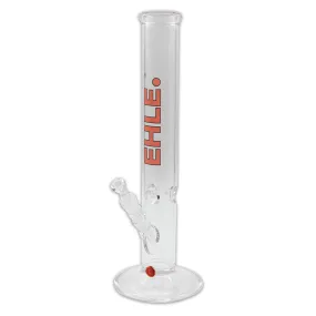 EHLE - Ice Cylinder Glass Bong - Red