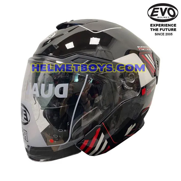 EVO RS9 Motorcycle Sunvisor Helmet ENERGY