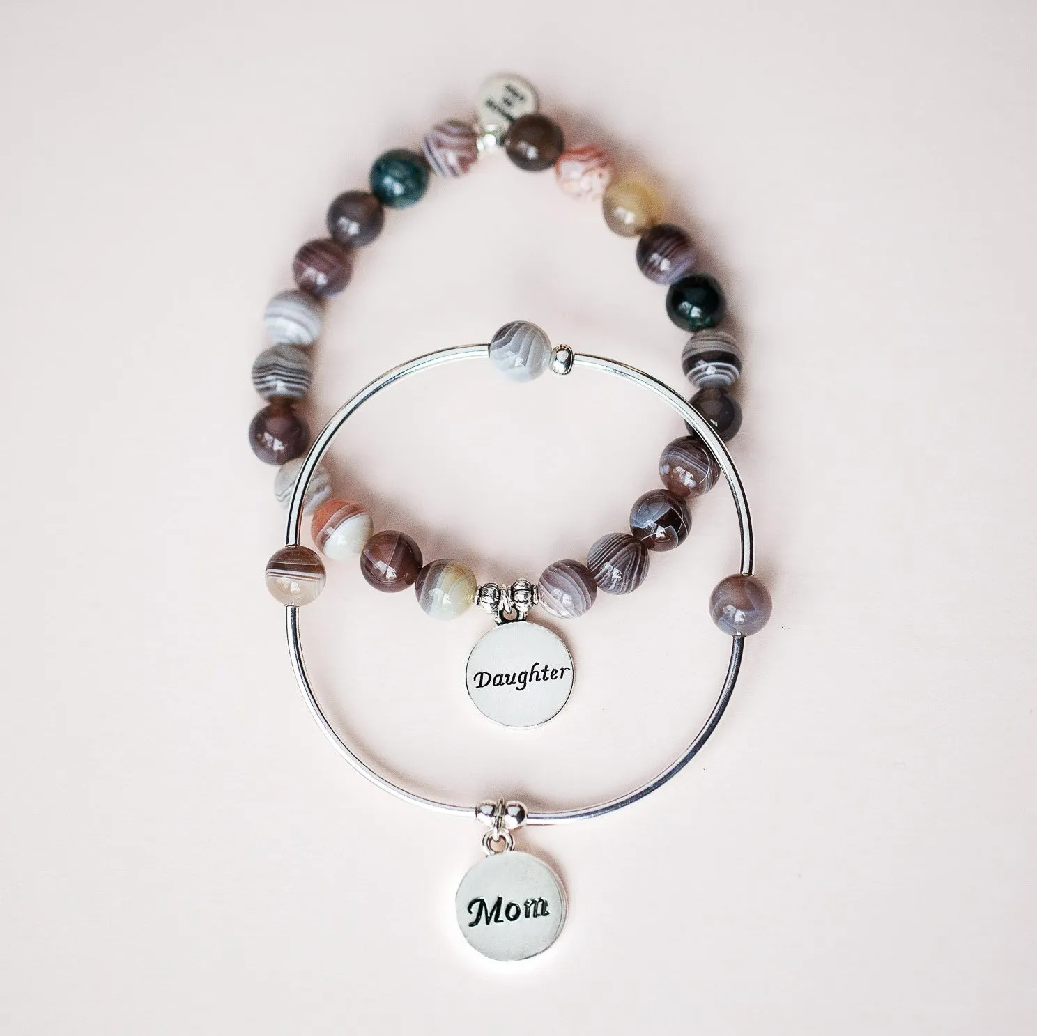 Friend | Soft Bangle Charm Bracelet | Turquoise