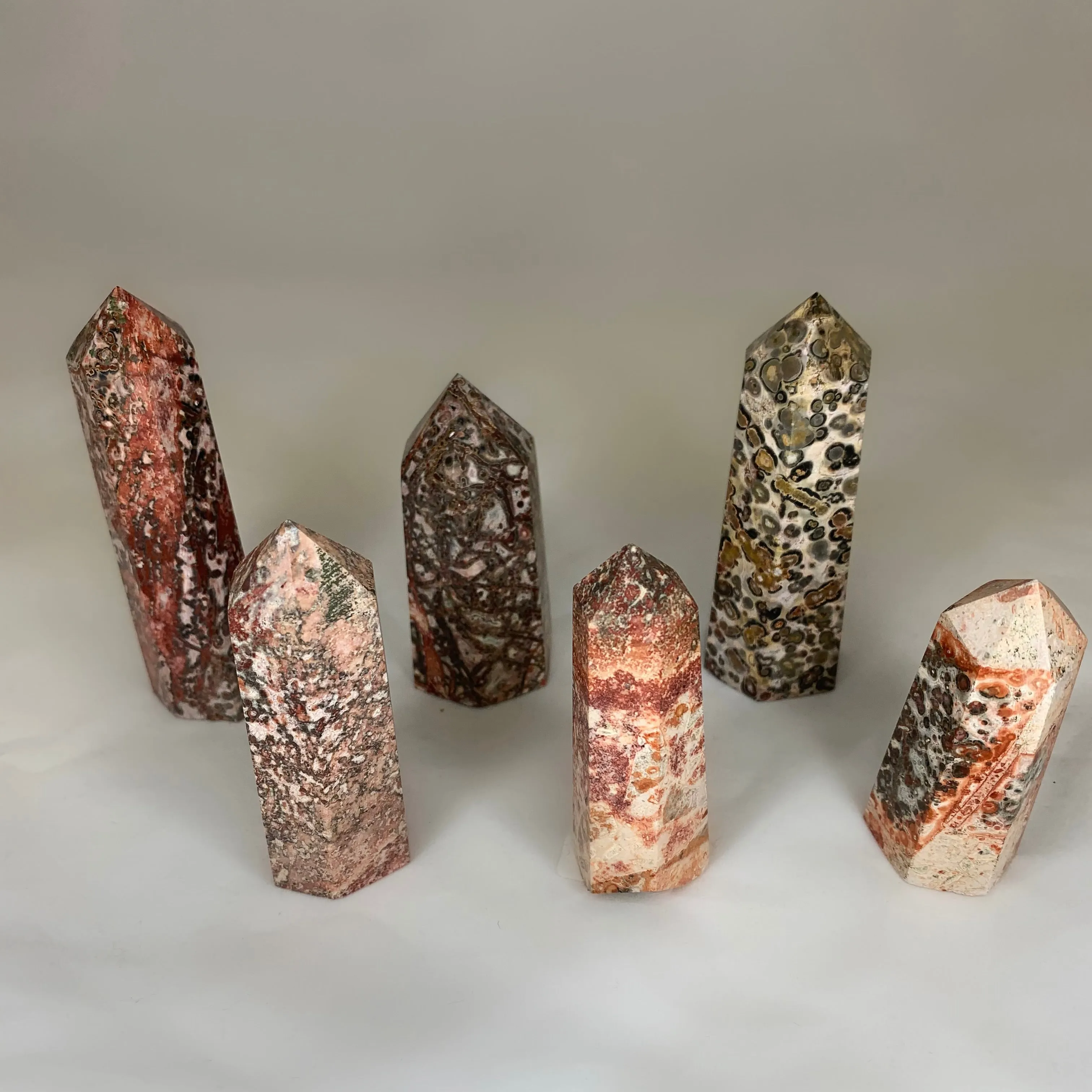 Leopard Skin Jasper Towers