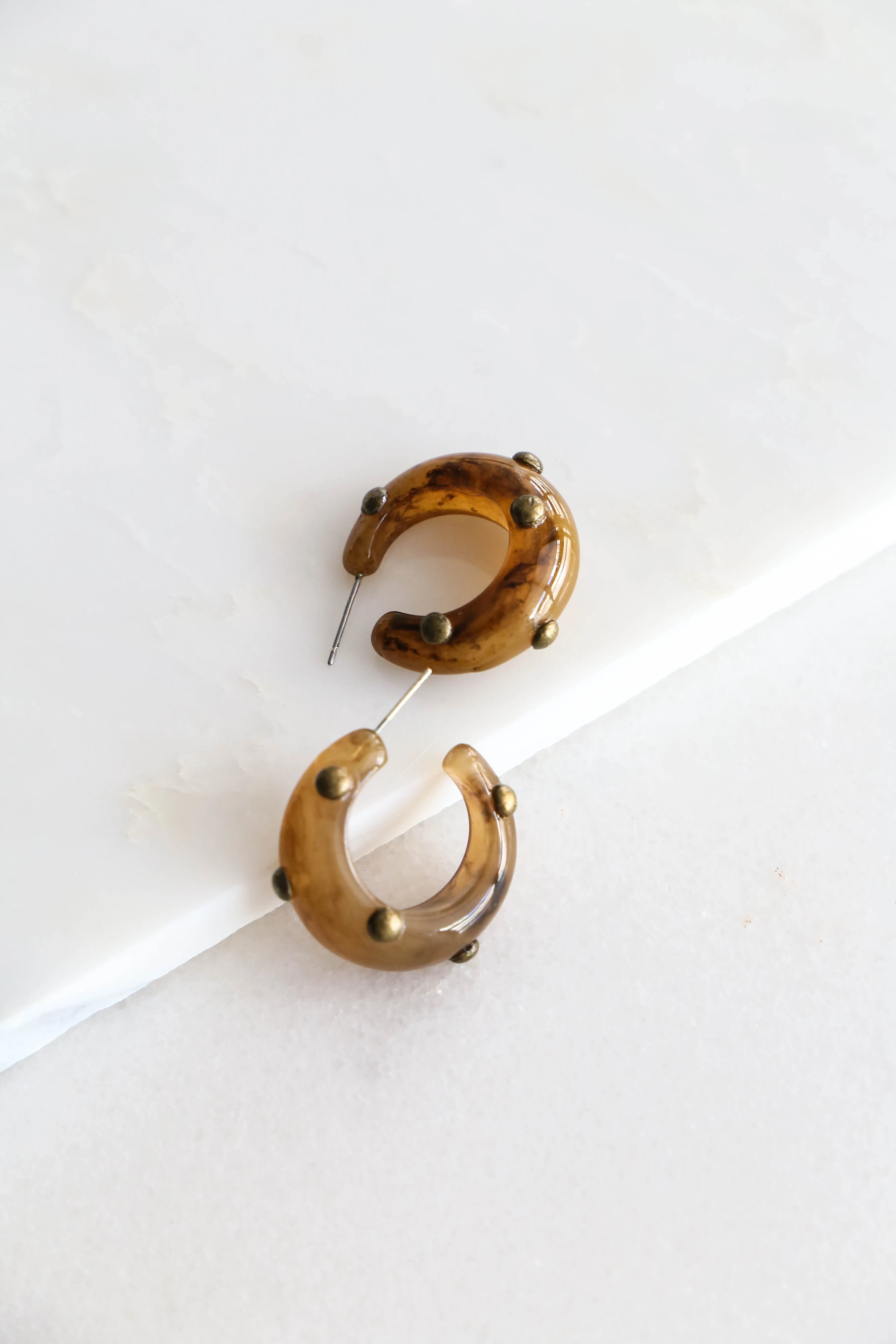 Lucite (Vintage) Hoop Earrings