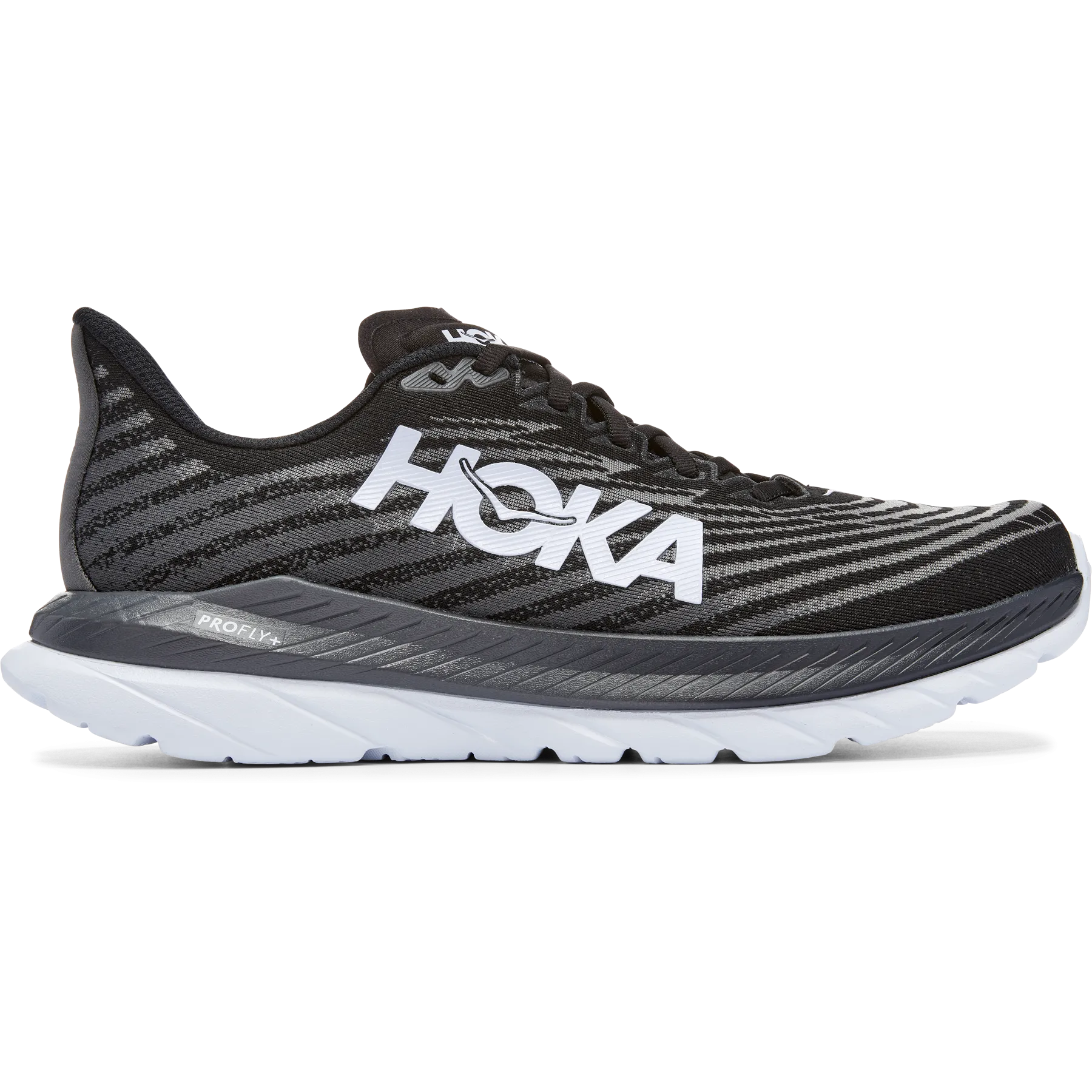 Men's Hoka One One Mach 5, Black/Castlerock, 12 D Medium