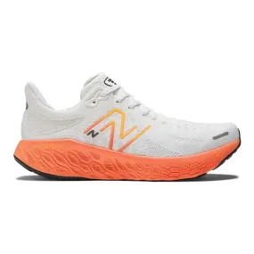 Men's New Balance Fresh Foam X 1080v12, White/Neon Dragonfly, 11.5 D Medium