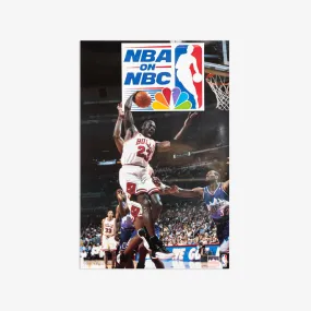 Michael Jordan 'NBA on NBC' Vintage Poster