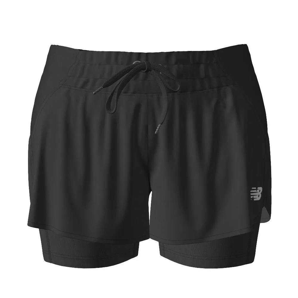 New Balance Women's Impact Run 2 in 1 Shorts