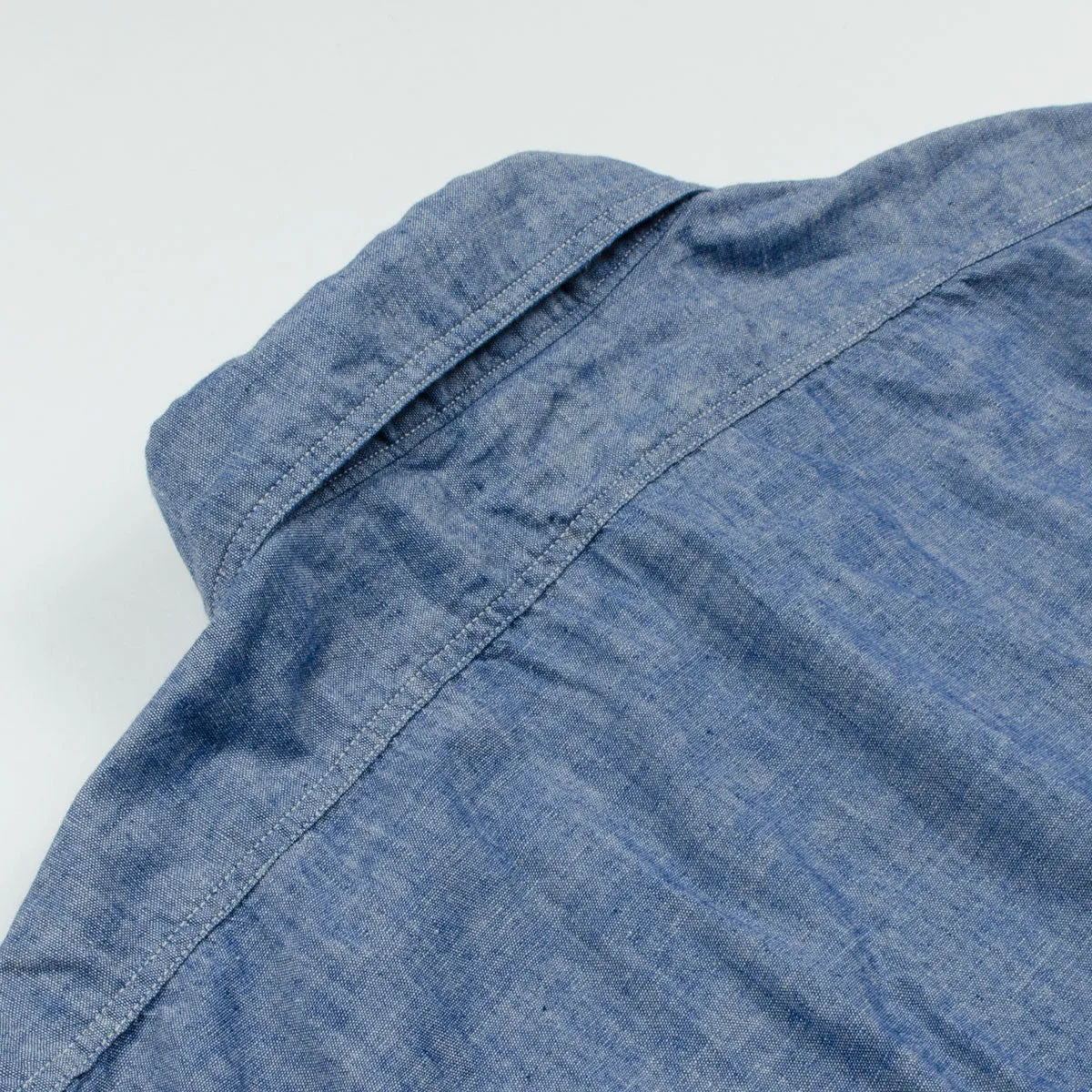 orSlow - Chambray Work Shirt - Blue