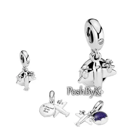 Propeller Plane Charm 798027CZ