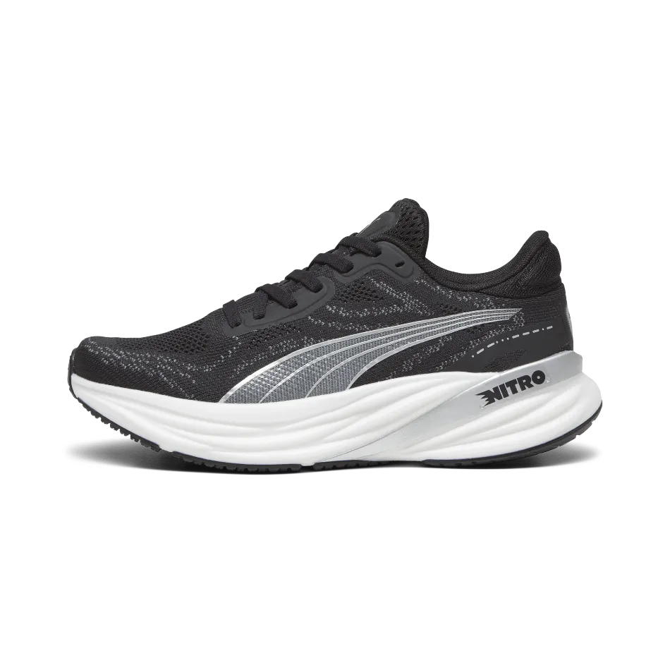 Puma Magnify Nitro 2 Women's  Running Shoes SS24 Puma Black-Puma White-Puma Silver