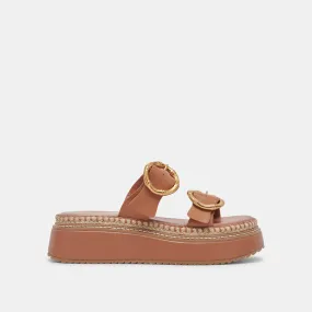 RYSHA SANDALS CIDER LEATHER