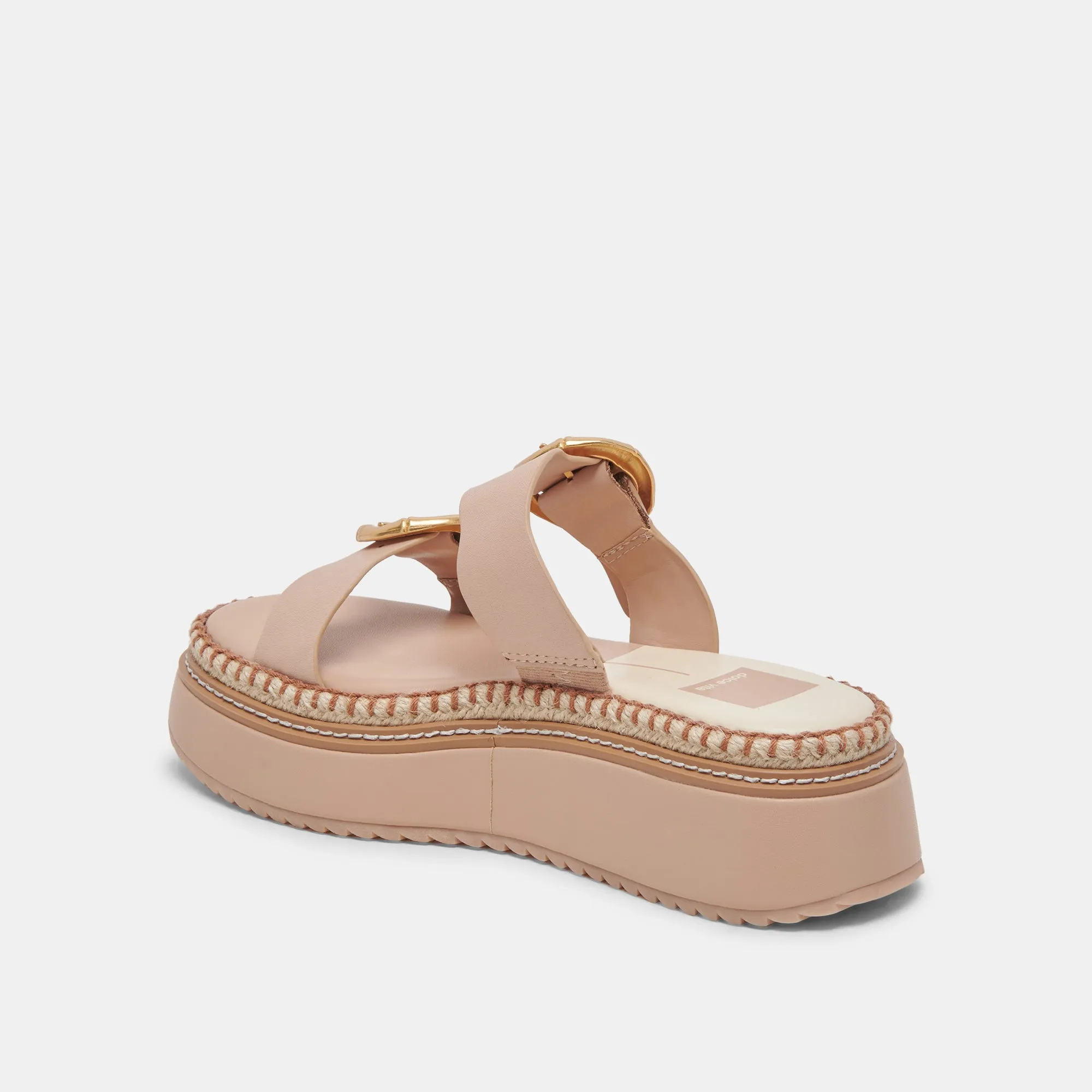 RYSHA SANDALS CREAM LEATHER