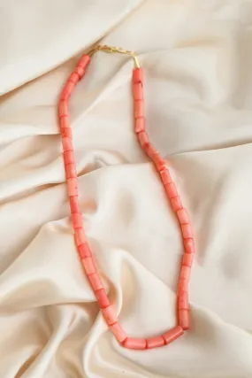 Salmon Coral Reef Necklace