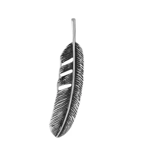 Sterling Silver Feather Pendant