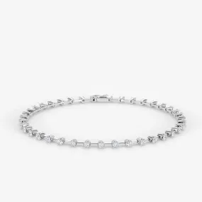 Tennis Expanse Bracelet 18K White Gold