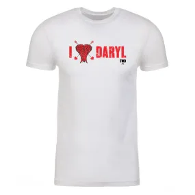 The Walking Dead I Heart Daryl Adult Short Sleeve T-Shirt