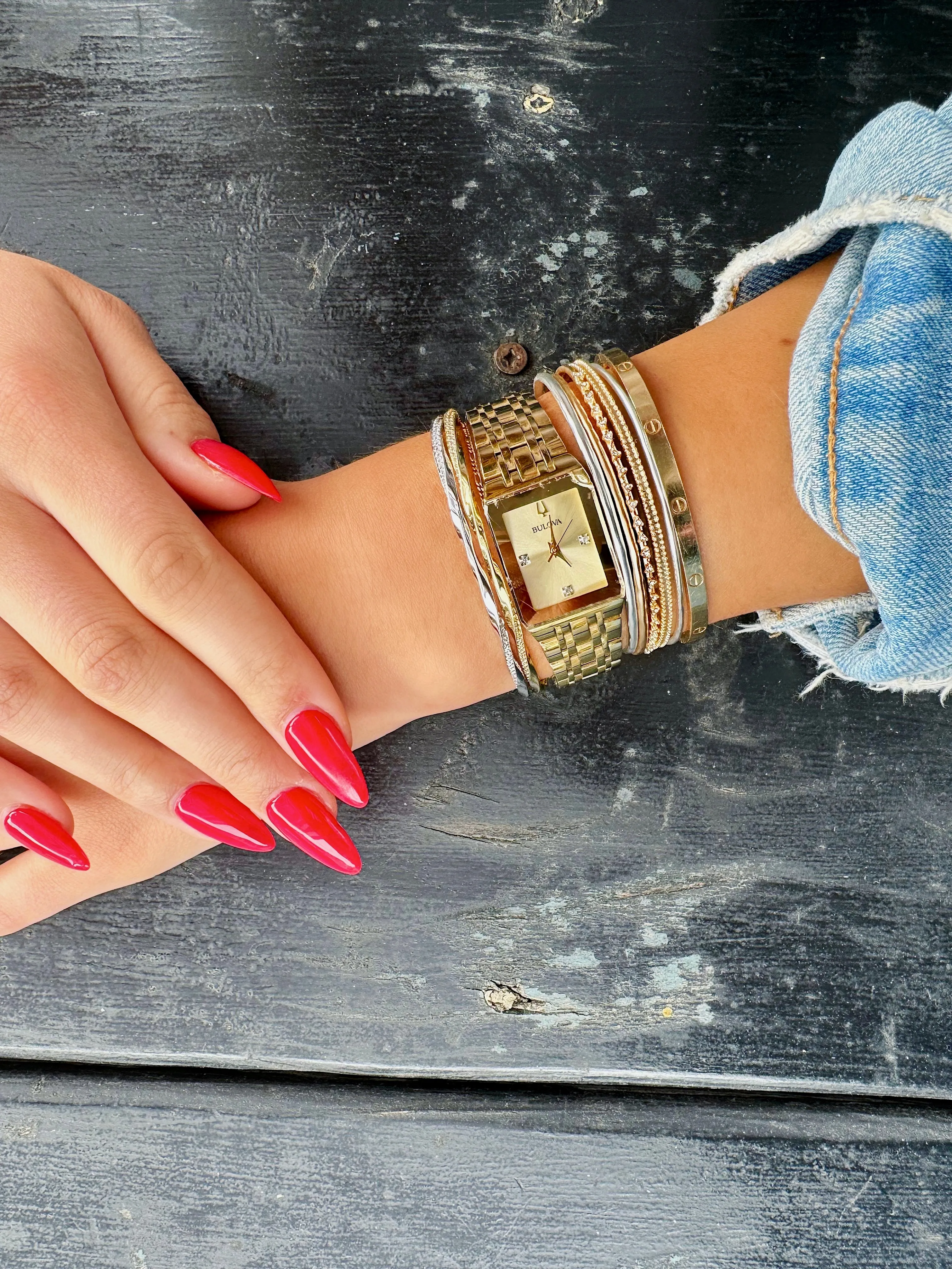 Twist Pave Cuff