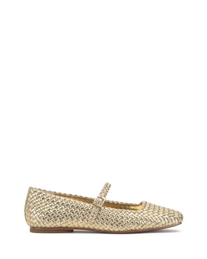 Vince Camuto VINLEY GOLD/WOVEN METALLIC NAPPA PU