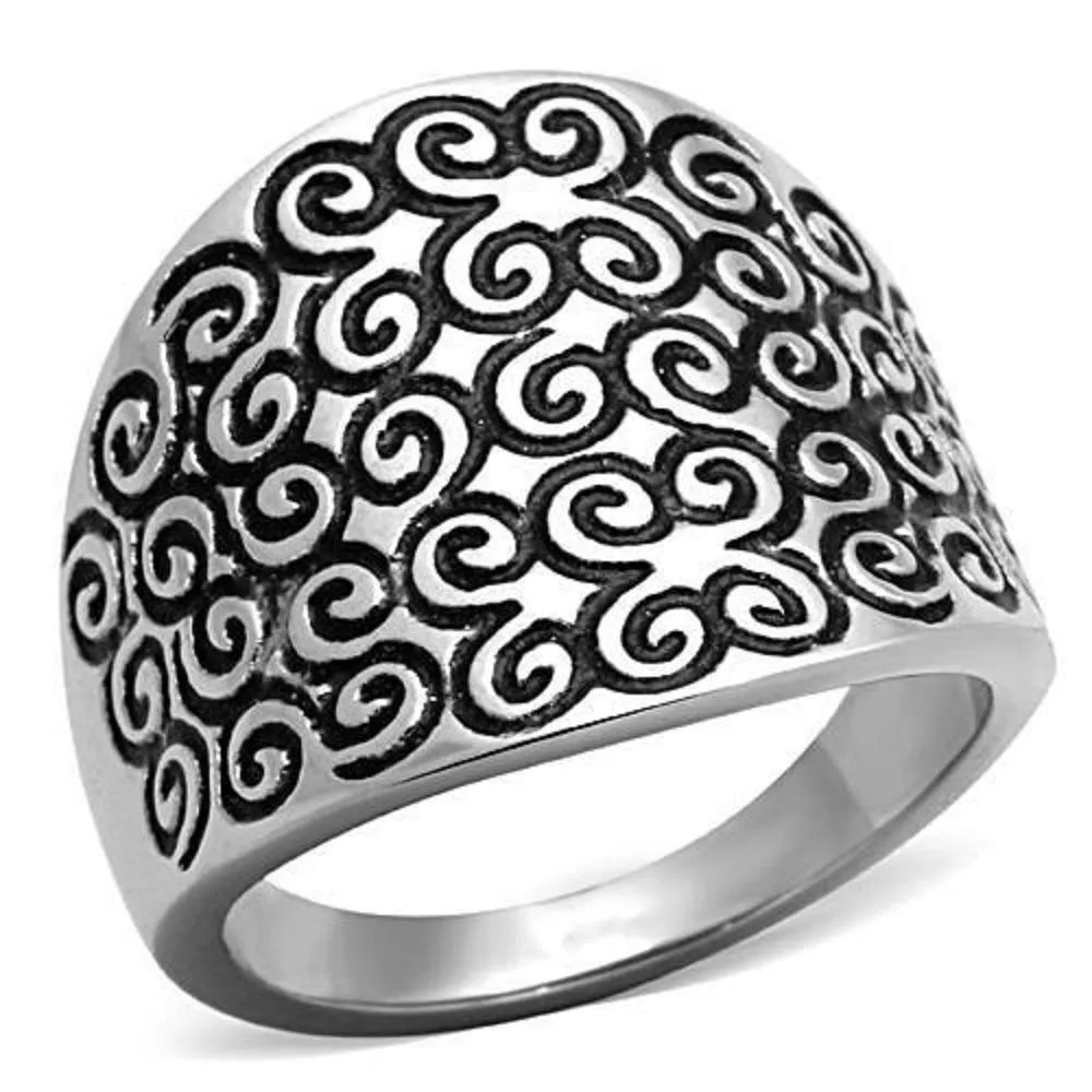 WildKlass Stainless Steel Celtic Ring High Polished (no Plating) Women