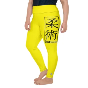 Women's Plus Size Yoga Pants Workout Leggings For Jiu Jitsu 017 - Golden Sun