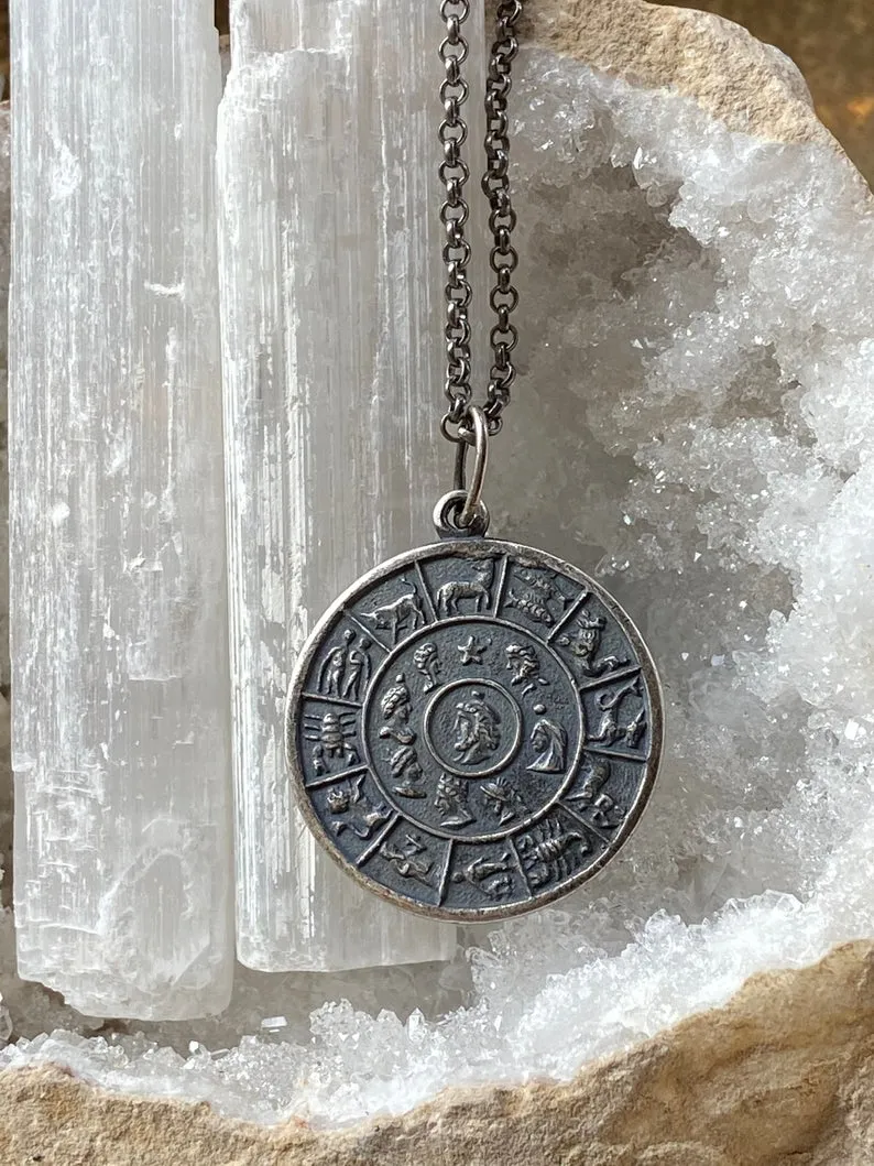 Zodiac Wheel Necklace